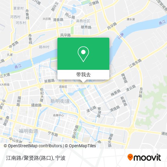 江南路/聚贤路(路口)地图