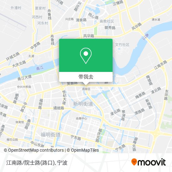 江南路/院士路(路口)地图