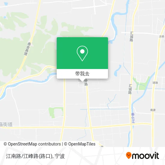 江南路/江峰路(路口)地图