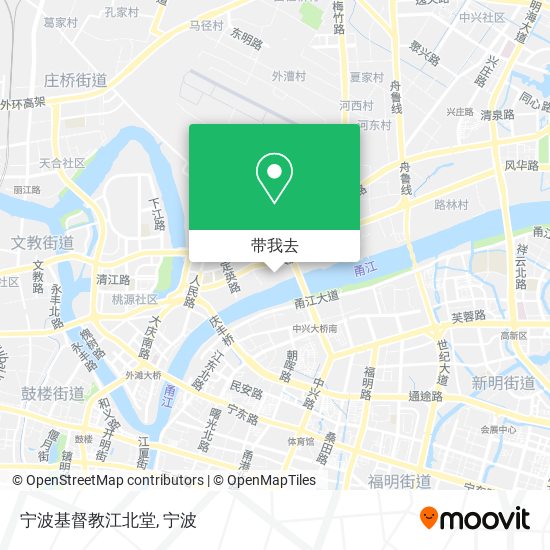 宁波基督教江北堂地图