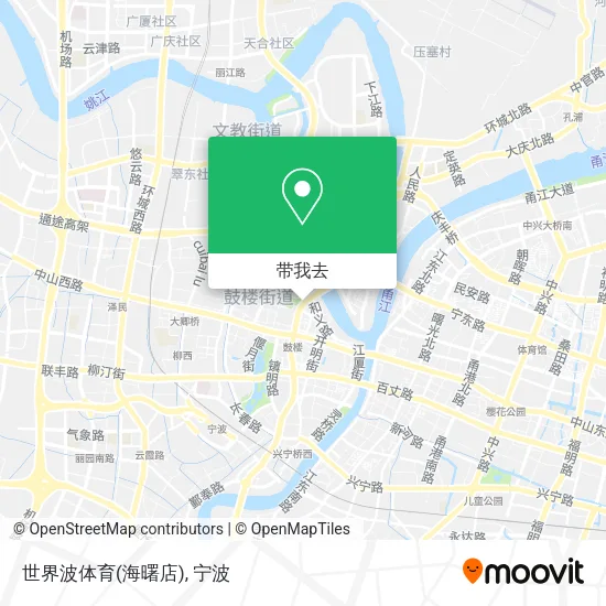 世界波体育(海曙店)地图