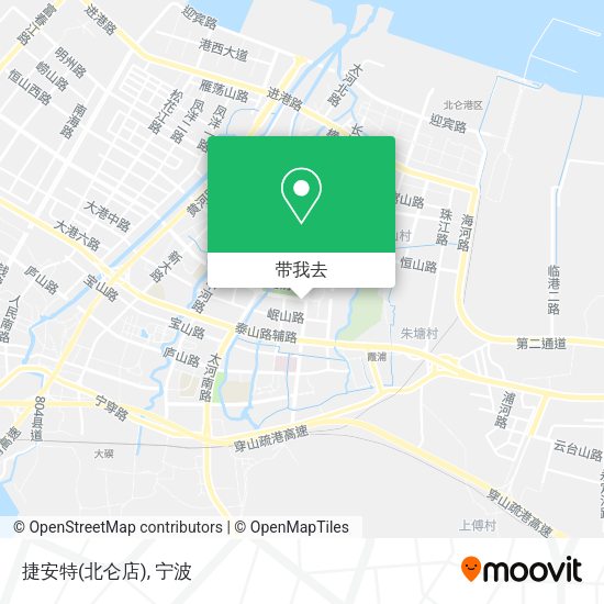 捷安特(北仑店)地图