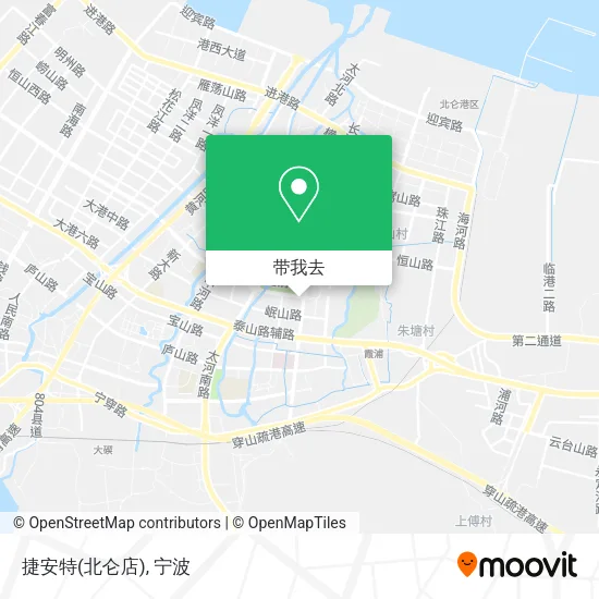 捷安特(北仑店)地图