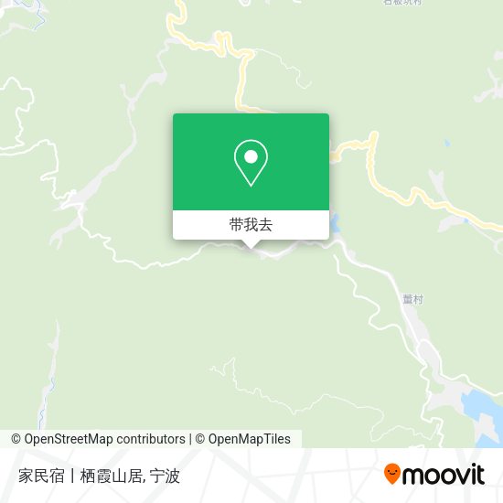 家民宿丨栖霞山居地图