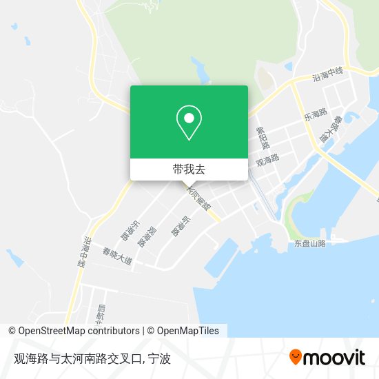 观海路与太河南路交叉口地图