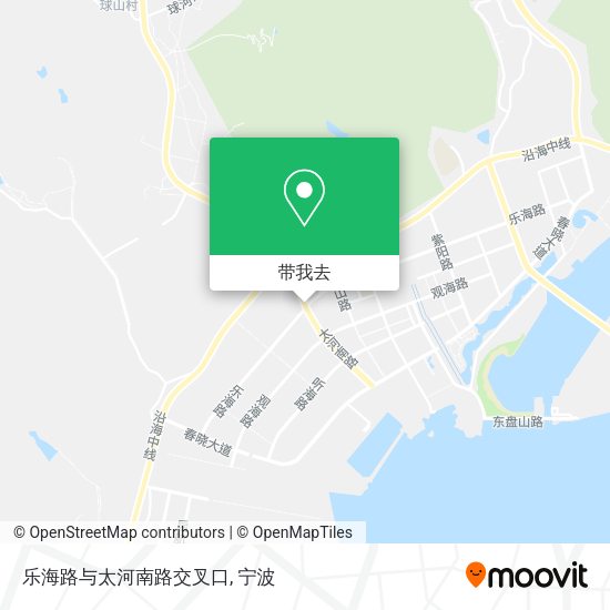 乐海路与太河南路交叉口地图