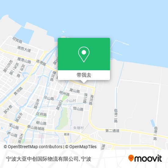 宁波大亚中创国际物流有限公司地图