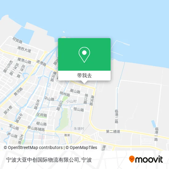 宁波大亚中创国际物流有限公司地图