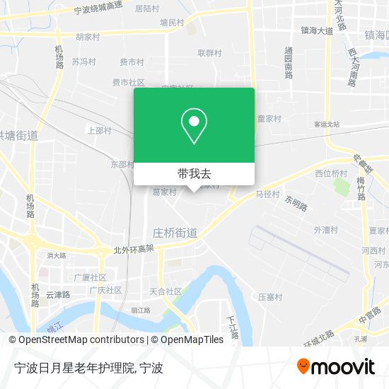 宁波日月星老年护理院地图