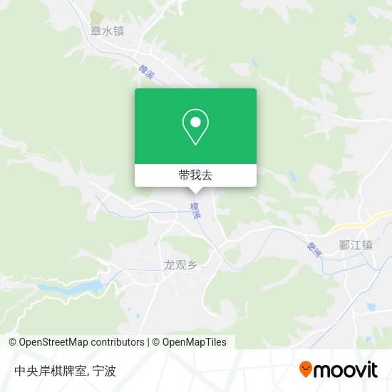 中央岸棋牌室地图