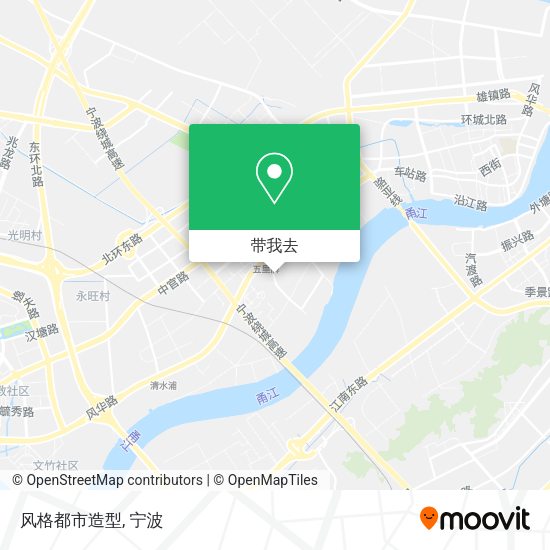 风格都市造型地图