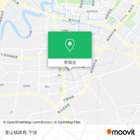 姜山镇政府地图