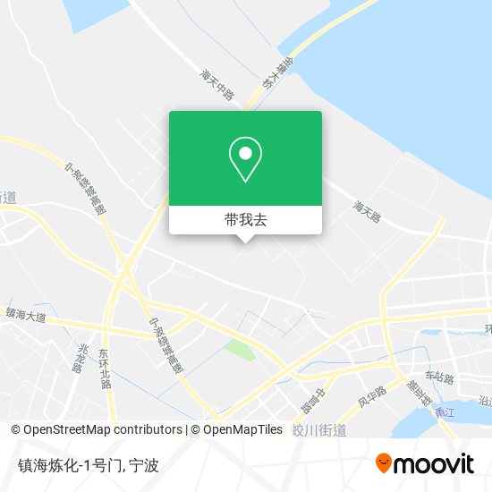 镇海炼化-1号门地图