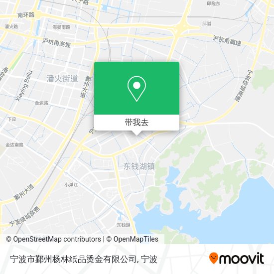 宁波市鄞州杨林纸品烫金有限公司地图