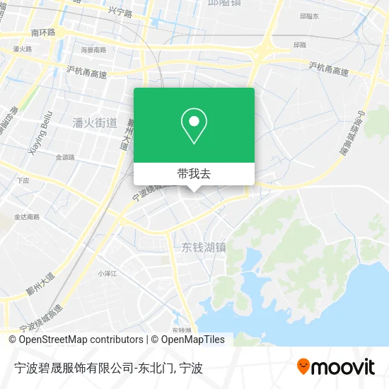 宁波碧晟服饰有限公司-东北门地图