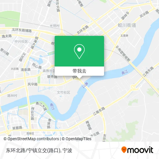 东环北路/宁镇立交(路口)地图