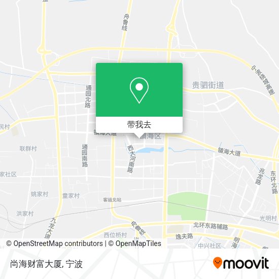 尚海财富大厦地图