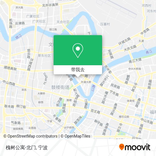 槐树公寓-北门地图