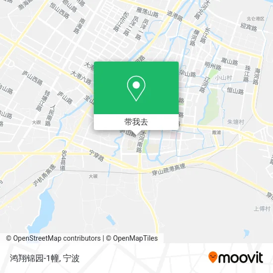 鸿翔锦园-1幢地图