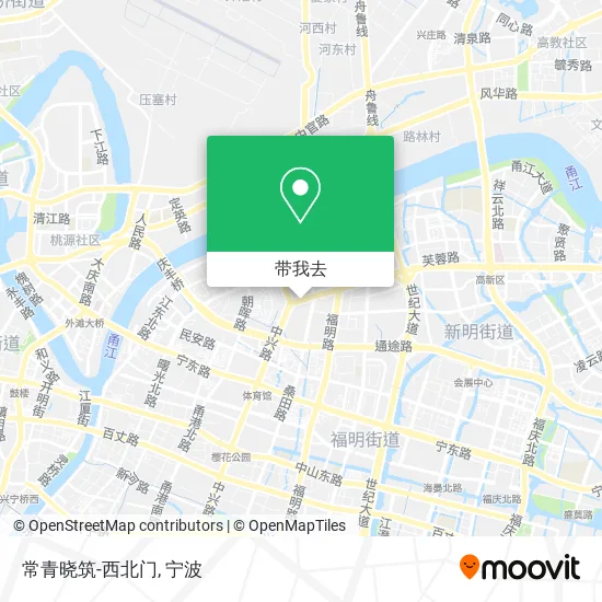 常青晓筑-西北门地图