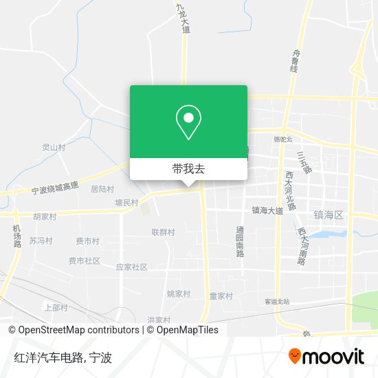 红洋汽车电路地图