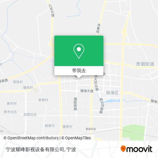 宁波耀峰影视设备有限公司地图