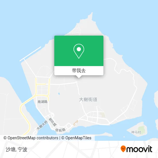 沙塘地图