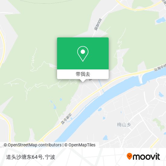 道头沙塘东64号地图