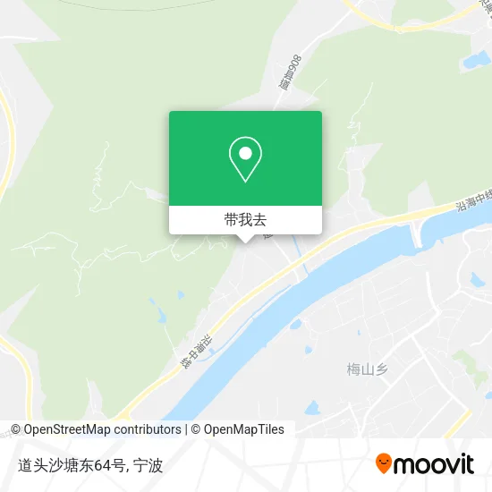 道头沙塘东64号地图