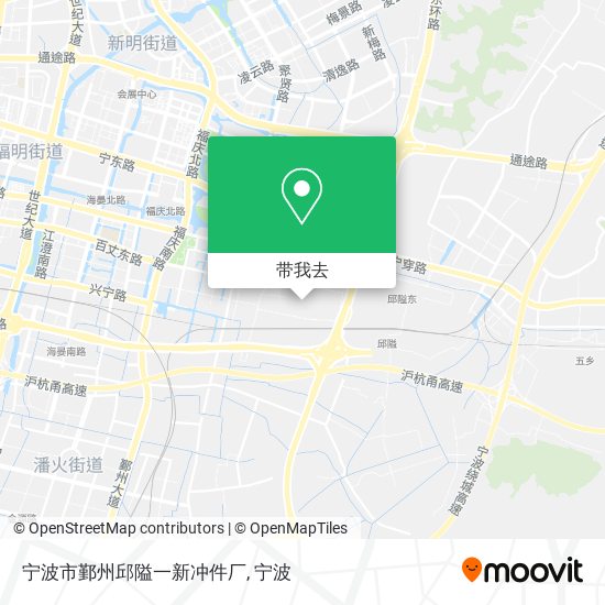 宁波市鄞州邱隘一新冲件厂地图