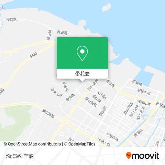 渤海路地图