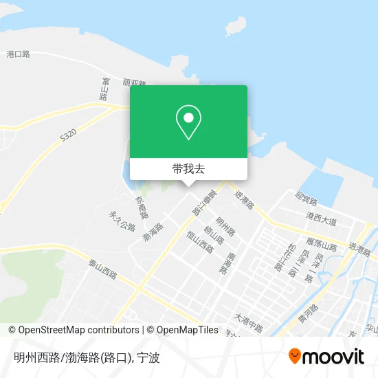 明州西路/渤海路(路口)地图