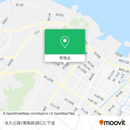 永久公路/渤海路(路口)地图