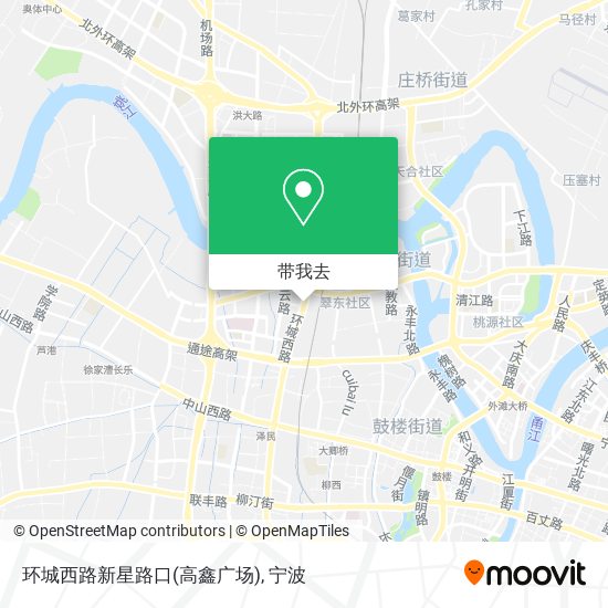 环城西路新星路口(高鑫广场)地图
