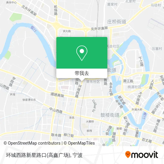 环城西路新星路口(高鑫广场)地图