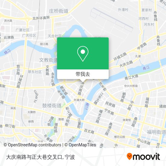 大庆南路与正大巷交叉口地图