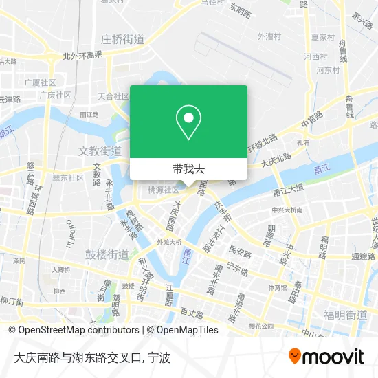 大庆南路与湖东路交叉口地图