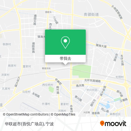 华联超市(吾悦广场店)地图