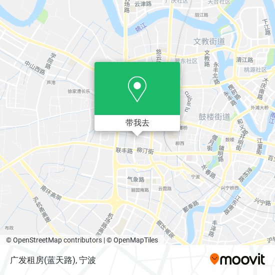 广发租房(蓝天路)地图