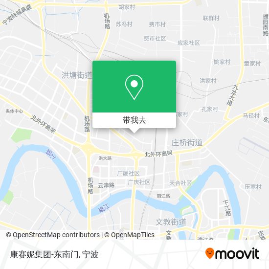 康赛妮集团-东南门地图