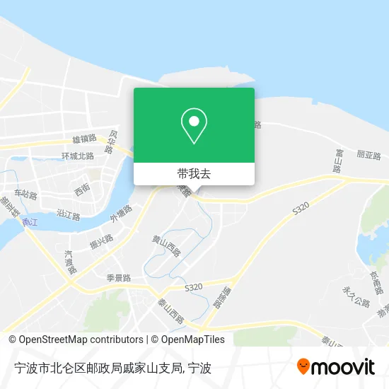 宁波市北仑区邮政局戚家山支局地图