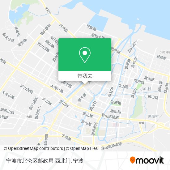 宁波市北仑区邮政局-西北门地图