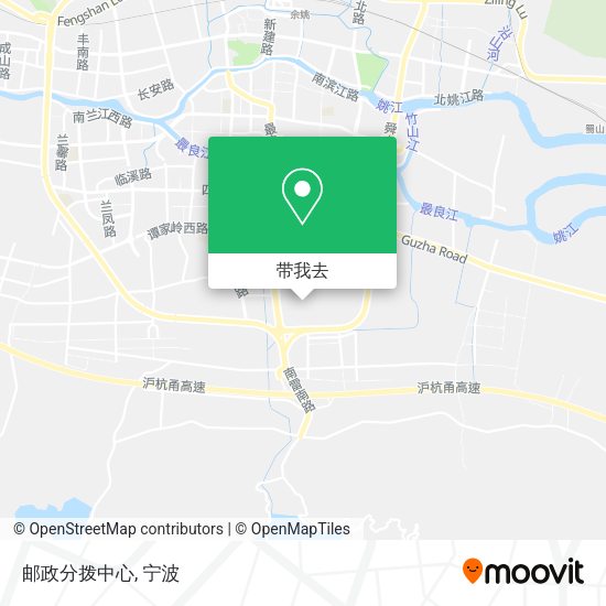 邮政分拨中心地图