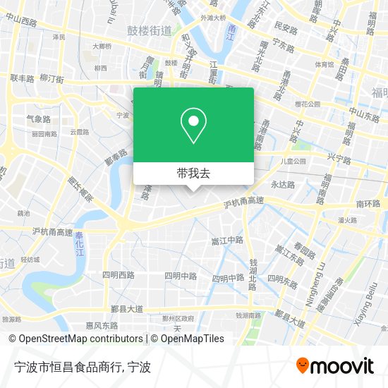 宁波市恒昌食品商行地图