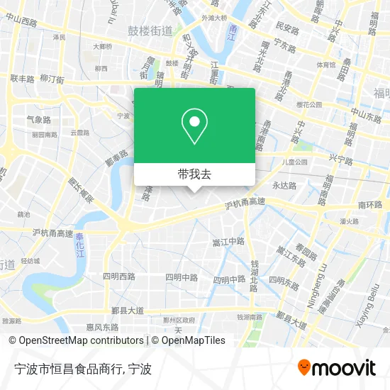 宁波市恒昌食品商行地图