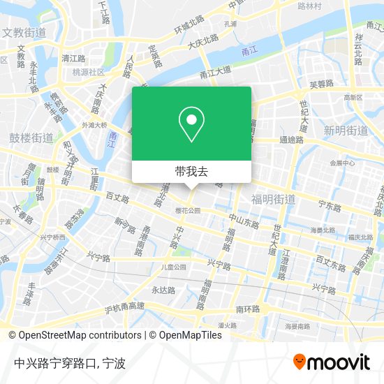 中兴路宁穿路口地图