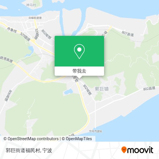 郭巨街道福民村地图