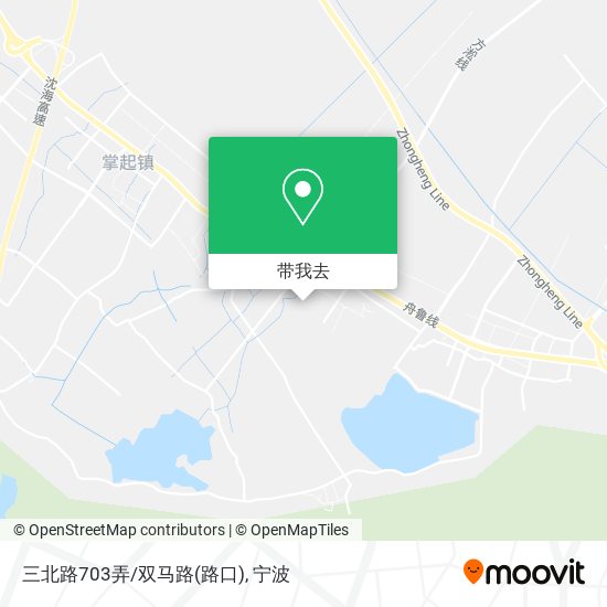三北路703弄/双马路(路口)地图