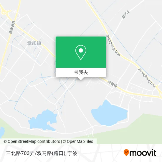 三北路703弄/双马路(路口)地图