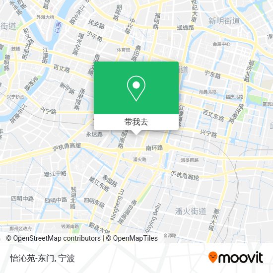 怡沁苑-东门地图